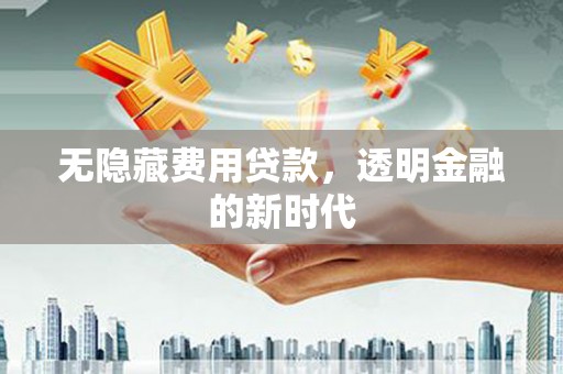 平顺无隐藏费用贷款，透明金融的新时代