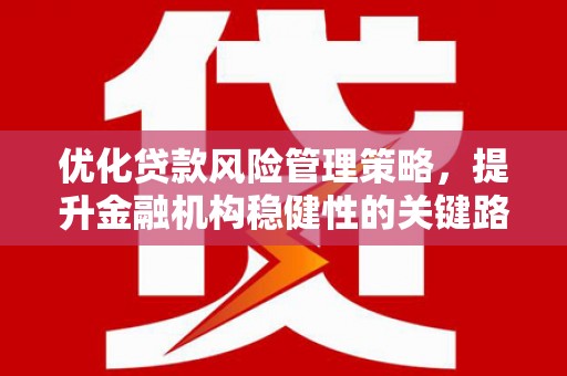 平顺优化贷款风险管理策略，提升金融机构稳健性的关键路径