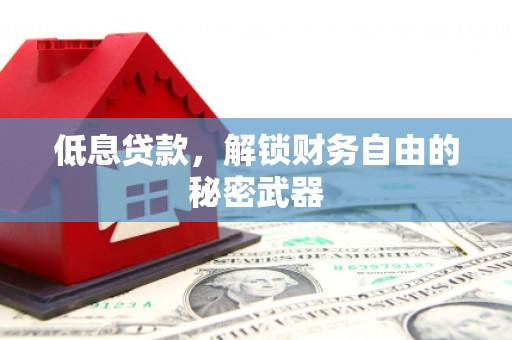 平顺低息贷款，解锁财务自由的秘密武器