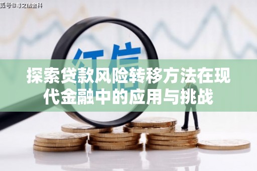 平顺探索贷款风险转移方法在现代金融中的应用与挑战