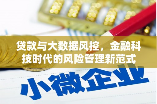 平顺贷款与大数据风控，金融科技时代的风险管理新范式