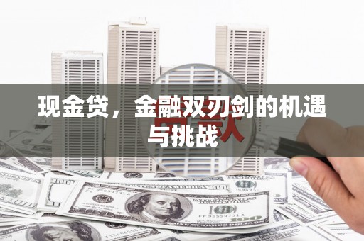 平顺现金贷，金融双刃剑的机遇与挑战