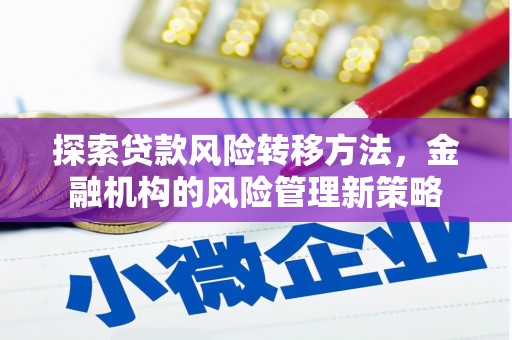 平顺探索贷款风险转移方法，金融机构的风险管理新策略