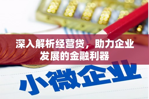 平顺深入解析经营贷，助力企业发展的金融利器