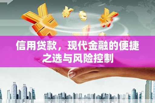 平顺信用贷款，现代金融的便捷之选与风险控制