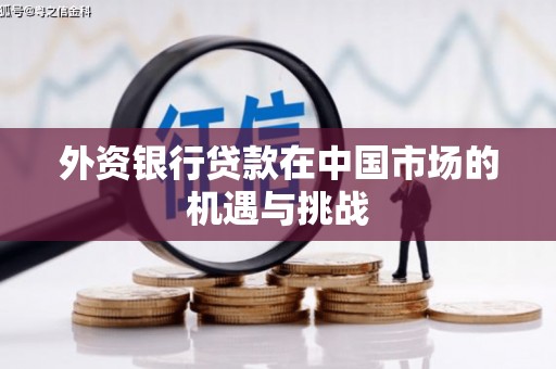 平顺外资银行贷款在中国市场的机遇与挑战