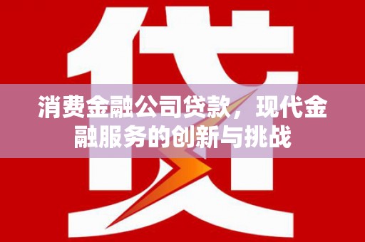 平顺消费金融公司贷款，现代金融服务的创新与挑战