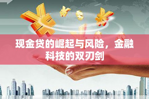 平顺现金贷的崛起与风险，金融科技的双刃剑