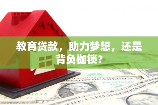平顺教育贷款，助力梦想，还是背负枷锁？