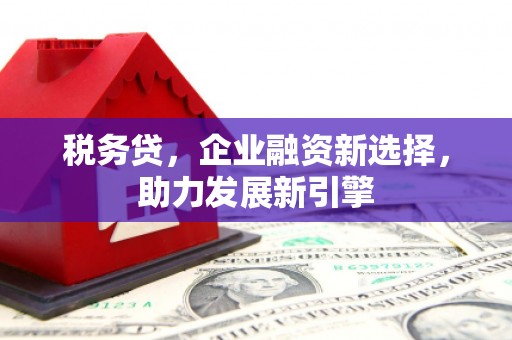 平顺税务贷，企业融资新选择，助力发展新引擎