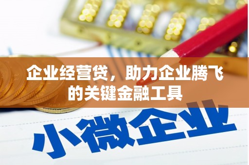 平顺企业经营贷，助力企业腾飞的关键金融工具