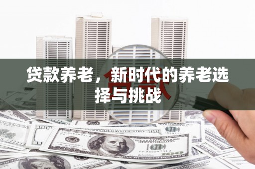 平顺贷款养老，新时代的养老选择与挑战