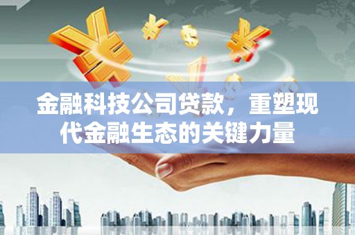 平顺金融科技公司贷款，重塑现代金融生态的关键力量