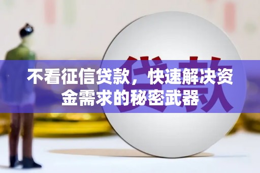 平顺不看征信贷款，快速解决资金需求的秘密武器