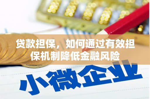 平顺贷款担保，如何通过有效担保机制降低金融风险