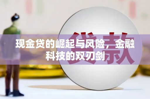 平顺现金贷的崛起与风险，金融科技的双刃剑