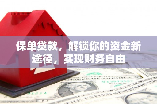 平顺保单贷款，解锁你的资金新途径，实现财务自由
