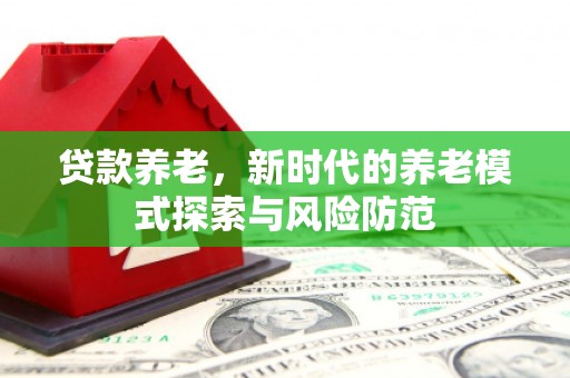 平顺贷款养老，新时代的养老模式探索与风险防范