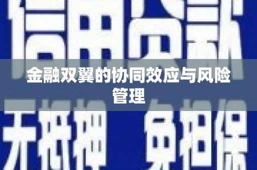 平顺金融双翼的协同效应与风险管理
