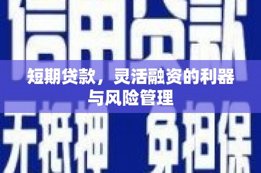 平顺短期贷款，灵活融资的利器与风险管理